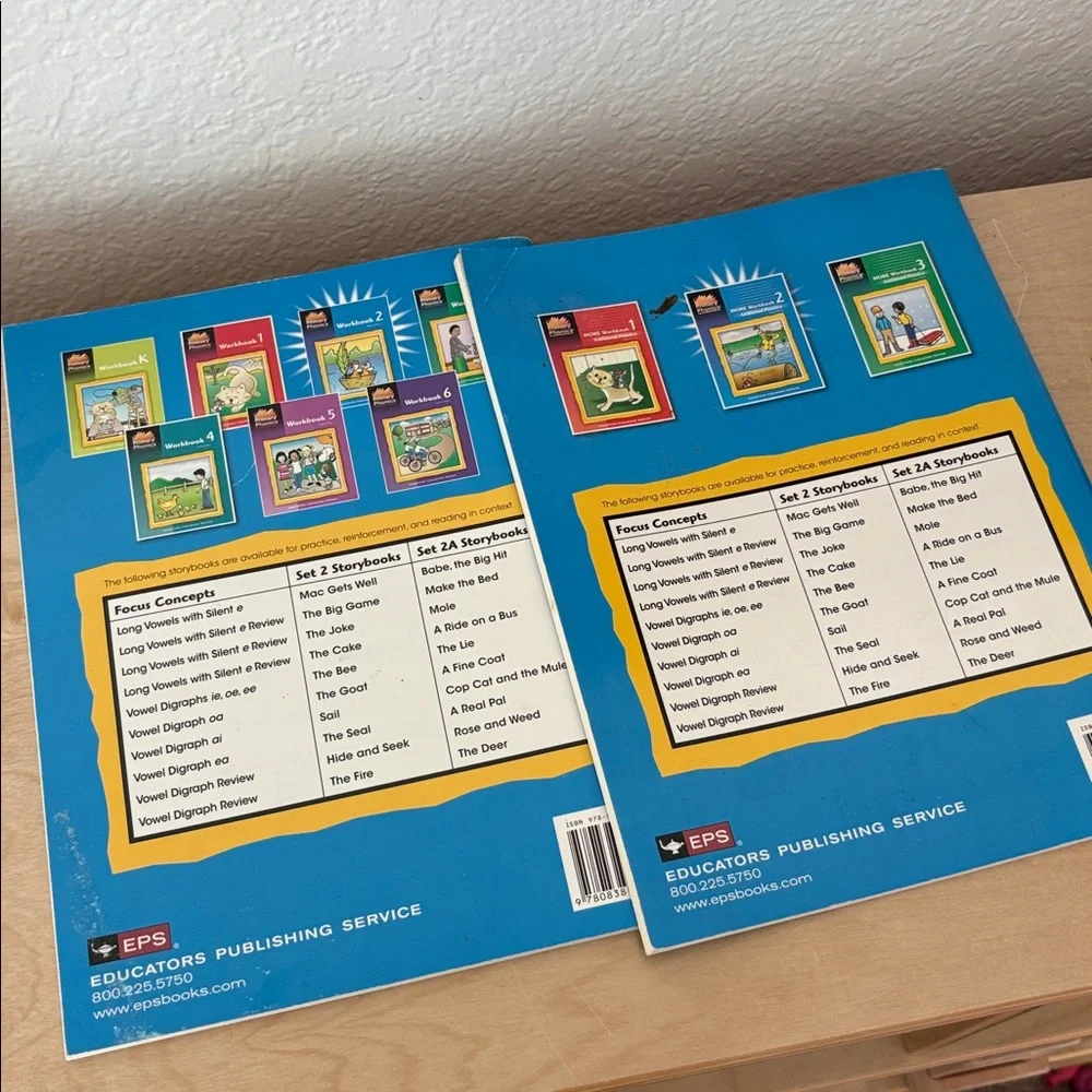 Primary Phonics Workbook 2  + Additional Practice - homeschool